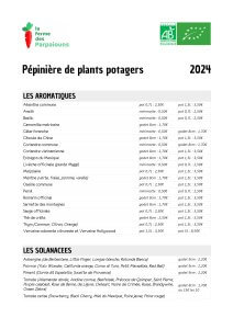 Catalogue 2024 de la ferme des Parpaiouns Barbentane